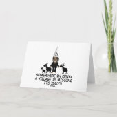 AntiObama, Dorfidiot Karte (Rückseite)