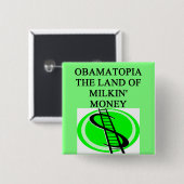 Antiobama-Geldwitz Button (Vorne & Hinten)