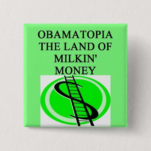 Antiobama-Geldwitz Button (Vorderseite)