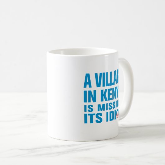 AntiObama Kaffeetasse (VorderseiteRechts)