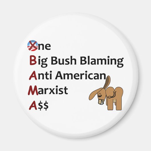 AntiObama Magnet (Vorne)