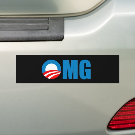 AntiObama OMG Autoaufkleber (Auf Auto)