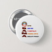 Antiobama-Sammlerstücke Button (Vorne & Hinten)