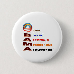 Antiobama-Sammlerstücke Button