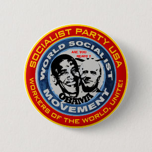 Antiobama-Sozialist jugate Button