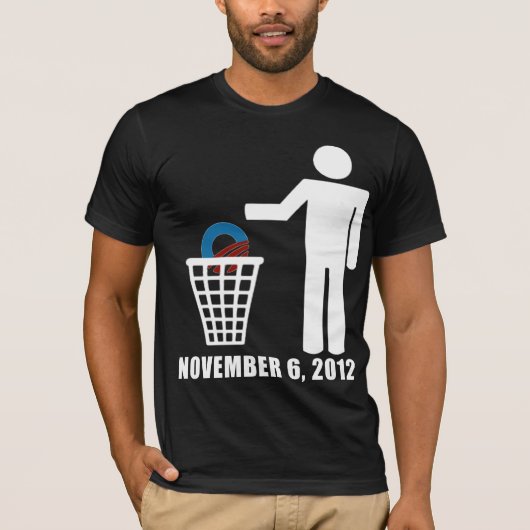 AntiObama - Wahl 2012 T-Shirt (Vorderseite)