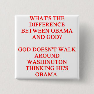 Antiobama-Witz Button