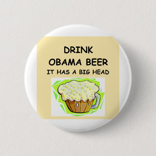 Antiobama-Witze Button