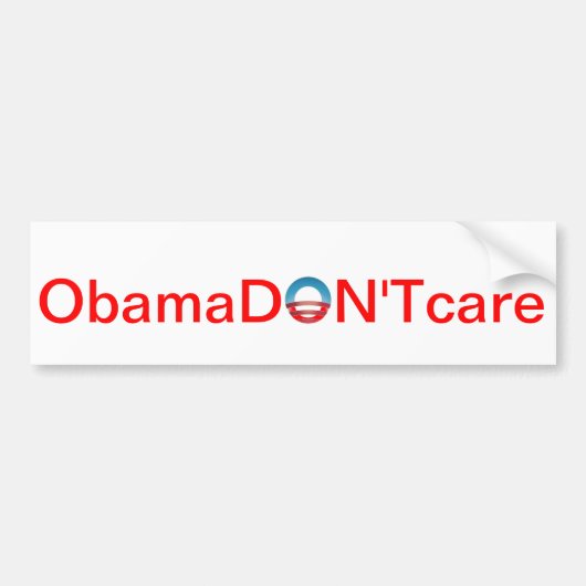 AntiObamacare Autoaufkleber (Vorne)
