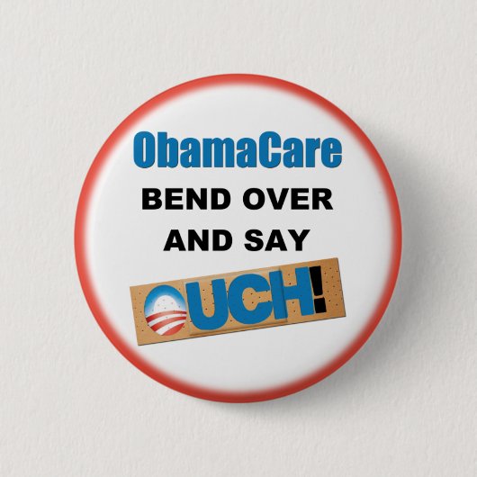 AntiObamaCare Button (Vorderseite)