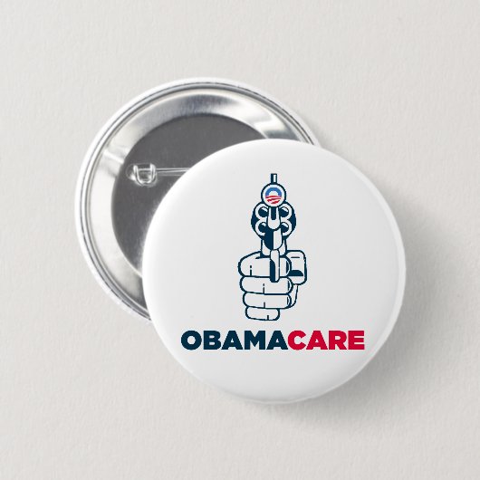 AntiObamacare Knopf Button (Vorne & Hinten)