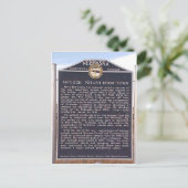 Antioch, historische Markierung von Nebraska Postkarte (Stehend Vorderseite)