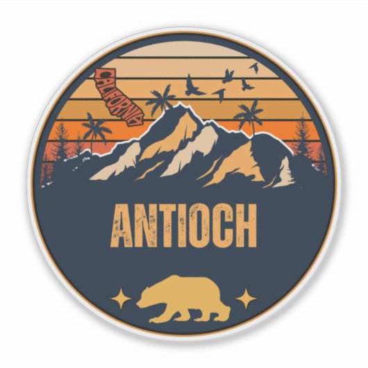 Antioch, Kalifornien Aufkleber (Vorderseite)