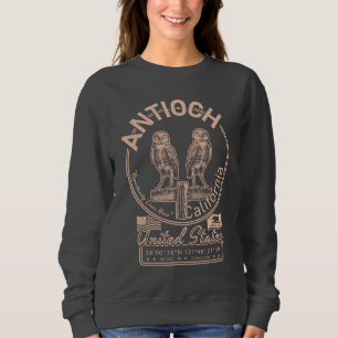 ANTIOCH KALIFORNIEN VINTAG - BURROWING OWL SWEATSHIRT