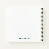 Antioch University Siegel Notebook Notizblock (Rückseite)