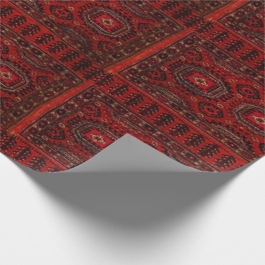 Antiorientalisches Teppichdesign Geschenkpapier (Ecke)