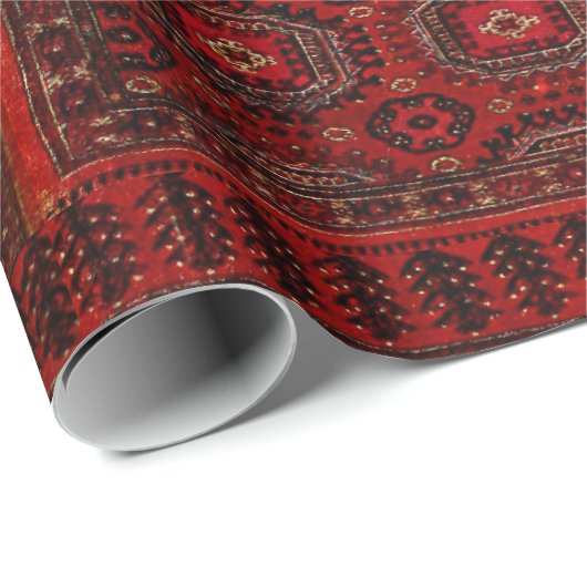 Antiorientalisches Teppichdesign Geschenkpapier (Rolleneckpunkt)