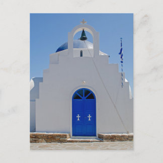 Antiparos Blaue und Weiße Kapelle Postkarte