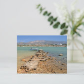 Antiparos Seascape Postcard Postkarte (Stehend Vorderseite)