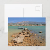 Antiparos Seascape Postcard Postkarte (Vorne/Hinten)