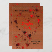 AntiParty Einladung des valentines Tages (Vorne/Hinten)