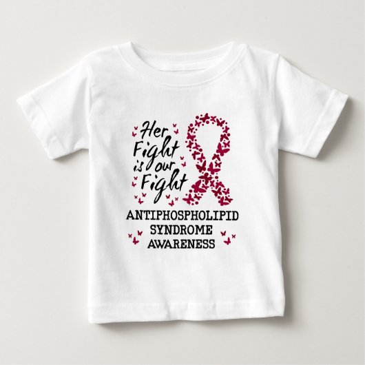 Antiphospholipid-Syndrom Baby T-shirt (Vorderseite)