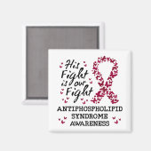 Antiphospholipid-Syndrom Bewusstsein, sein Kampf i Magnet (Vorderseite/Rückseite)