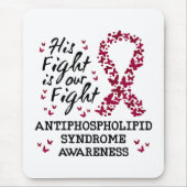 Antiphospholipid-Syndrom Bewusstsein, sein Kampf i Mousepad (Vorne)
