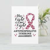 Antiphospholipid-Syndrom Einladung (Stehend Vorderseite)