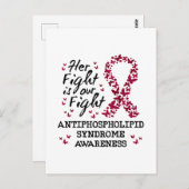 Antiphospholipid-Syndrom Postkarte (Vorne/Hinten)