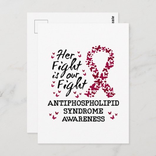 Antiphospholipid-Syndrom Postkarte (Vorne/Hinten)
