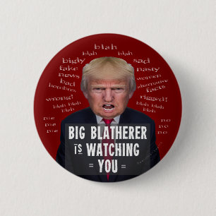 Antipolitische Parodie präsidenten-Donald Trump Button