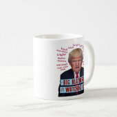 Antipolitische Parodie präsidenten-Donald Trump Kaffeetasse (VorderseiteRechts)