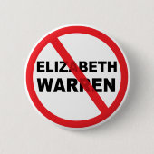 Antipräsident 2020 Elizabeth-Waren populär Button (Vorderseite)
