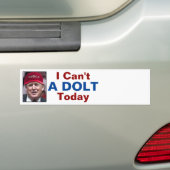 Antipräsident Donald Trump kann ich nicht ein Dolt Autoaufkleber (Auf Auto)