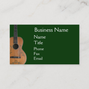 Antiquare Guitar Business Cards Visitenkarte