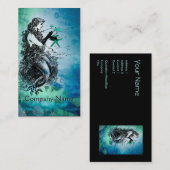 Antiquarian-Meerjungfrau-wunderliche Visitenkarten Visitenkarte (Vorne/Hinten)