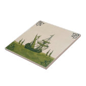 Antiquariat Hollins Delft Schifffahrt Tile #4 Repr Fliese (Seite)