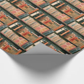 Antiquarische Bücher Geschenkpapier (Ecke)