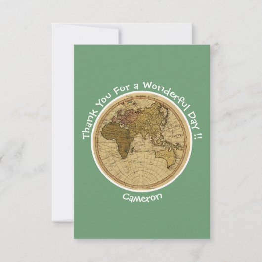 Antique 1786 Eastern Hemisphäre Karte Themenpartei (Vorderseite)