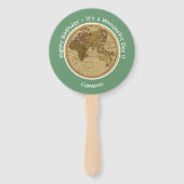 Antique 1786 Eastern Hemisphäre Karte Themenpartei Fächer (Vorderseite)