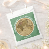 Antique 1786 Eastern Hemisphäre Karte Themenpartei Geschenktütchen (Ausgeschnitten)