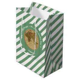 Antique 1786 Eastern Hemisphäre Karte Themenpartei Mittlere Geschenktüte