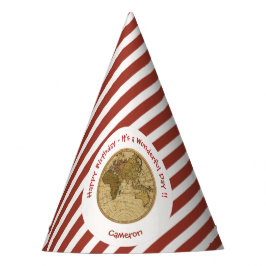 Antique 1786 Eastern Hemisphäre Karte Themenpartei Partyhütchen
