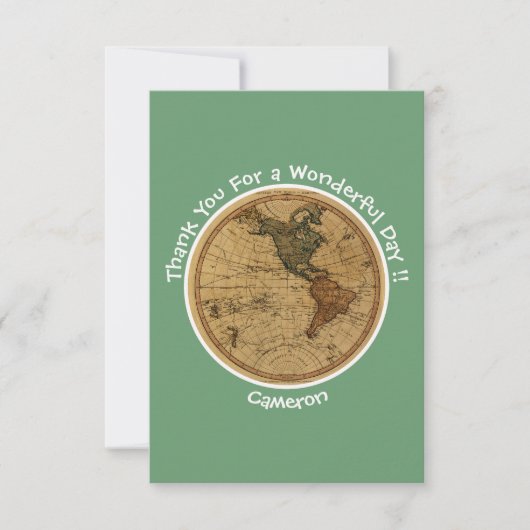 Antique 1786 Western Hemisphäre Karte Themenpartei (Vorderseite)