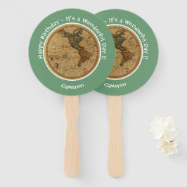 Antique 1786 Western Hemisphäre Karte Themenpartei Fächer