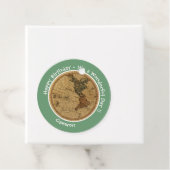 Antique 1786 Western Hemisphäre Karte Themenpartei Geschenkanhänger (Beispiel)