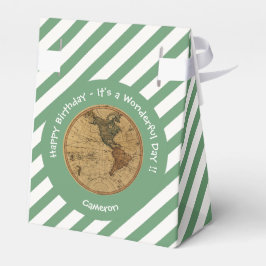 Antique 1786 Western Hemisphäre Karte Themenpartei Geschenkschachtel