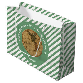 Antique 1786 Western Hemisphäre Karte Themenpartei Große Geschenktüte