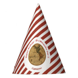 Antique 1786 Western Hemisphäre Karte Themenpartei Partyhütchen